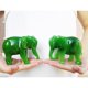 thumbnail image 2 of Estatua Acxico Elefante de la Suerte Feng Shui Verde Jade 11 cm, 2 of 7