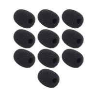 Magideal - Protector De Parabrisas De Micrófono De Espuma De Solapa De 10 Piezas Para Una Variedad De Micrófonos De Solapa, Cubierta De Micrófono De Repuesto Par