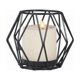 thumbnail image 2 of Candelabro Geométrico Minimalista De Hierro Decorativo Negro, 2 of 2