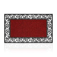 Oem - Alfombra De Entrada Hogar Limpiapiés Diseño Romantic 74X44Cm R