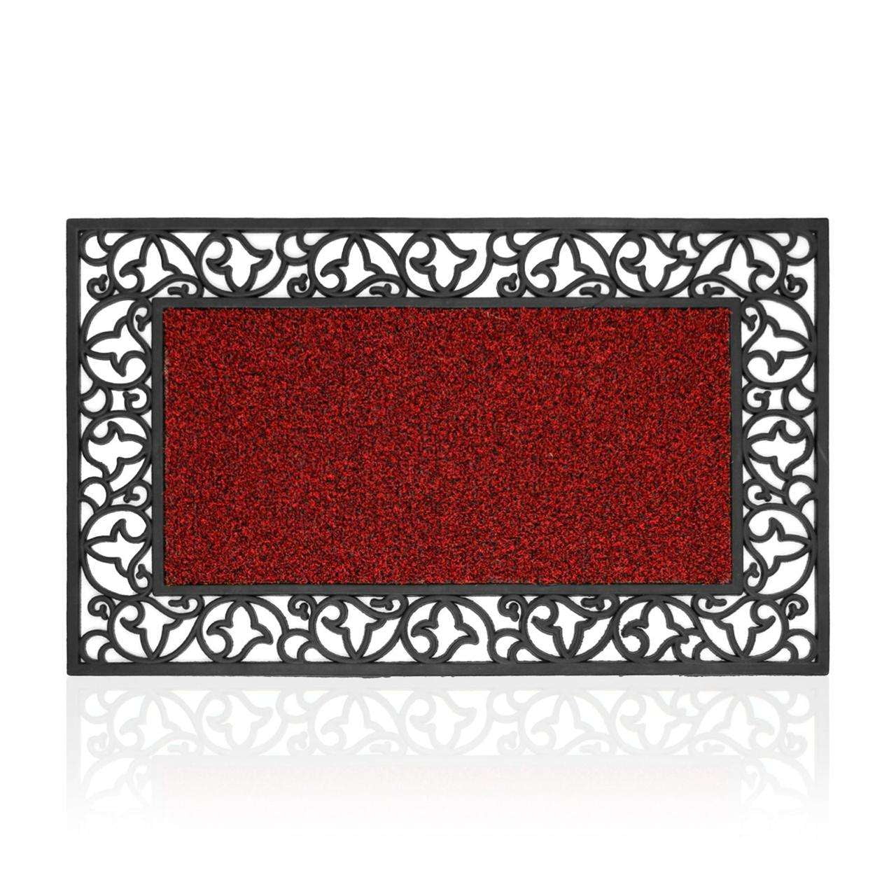 Oem - Alfombra De Entrada Hogar Limpiapiés Diseño Romantic 74x44cm R