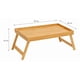 thumbnail image 3 of Mesa Desayuno Cama Mesa Laptop De Bamboo Madera 50cm Beige, 3 of 4