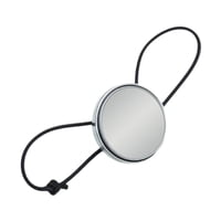 Magideal - Espejo De Mano De Buceo Portátil De Cristal Redondo, Espejo De Observación De Buceo, Equipo Subacuático Para Snorkel, Deriva Y Deportes Al Aire Libre. Plata