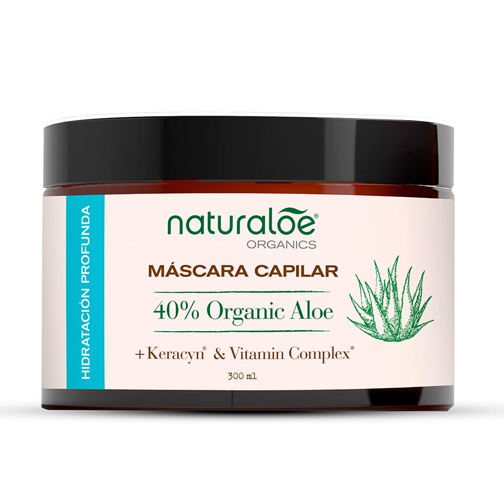Máscara Capilar Hidratación Y Brillo 300 ml Naturaloe