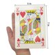 thumbnail image 2 of Cartas de juego QkonkgnS tamaño jumbo 5 x 7 pulgadas para fiesta de casino, 2 of 7