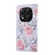 thumbnail image 5 of FOXDOCK Funda Tipo Cartera Floral para Xiaomi Redmi Note 14 Pro Plus 5G ,Funda con Tapa de Cuero PU, Protección Antigolpes con Ranuras para Tarjetas y Soporte, 5 of 5