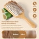 thumbnail image 3 of Cepillo Paddle Bambú Madera Con Peine Cola, 3 of 3