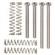 thumbnail image 1 of 1 juego de tornillos de contrabajo de bajos eléctricos + resortes plateados, 1 of 3