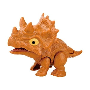 Genérico - Juguete De Dinosaurio Con Dedos Mordedores Con Articulaciones Flexibles Figura De Acción Para Accesorios Triceratops Marrón Para Niños