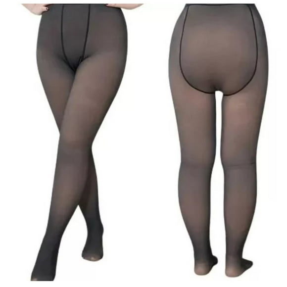 Pack 2 Pantys Polar Efecto Piel Invierno Talla Unica (XS,S,M)