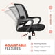 thumbnail image 4 of Silla de oficina NEO CHAIR ergonómica de malla ajustable negra, 4 of 8