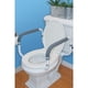 thumbnail image 2 of El Marco De Seguridad Para Inodoro Ancho Ajustable Soporta 300 Libras, 2 of 9