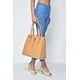 thumbnail image 4 of Bolso Sharo Weekender Lona y Cuero Marrón, 4 of 7