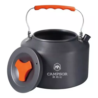 Genérico - Tetera Hervidor De Agua Para Camping, Con Silbato, 1.6 Litros