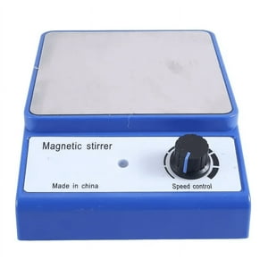 Genérica - Agitador Magnetico Placa Acero Inox. Con Barra Sin Calentamiento Max Cap. 3000Ml
