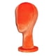 thumbnail image 2 of Cabeza Femenina Maniquí Sombrero Peluca Soporte De Exhibición Para Auriculares Gafas Sombrero De Halloween Naranja, 2 of 5