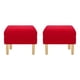 thumbnail image 1 of Set Pouf Sky 1c Felpa 05 Rojo, 1 of 4