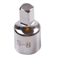 Magideal - Llave De Tapón De Drenaje De Cacerola De Aceite, Piezas De Repuesto De Cabeza Cuadrada De 8Mm, Reparación De Accesorios De Aleación De Acero Para Coch