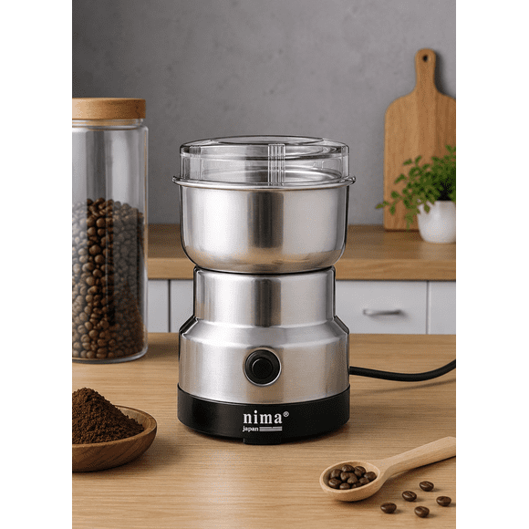 Molinillo Molino de Cafe Granos 150W Color Cromo