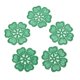 thumbnail image 4 of 5 piezas de flores bordadas coser en parche Jeans vestido etiqueta apliques verde, 4 of 5