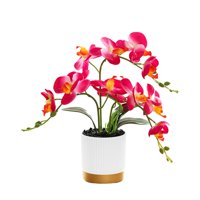 Bothyi - Flor Artificial De Simulación Para Festival De Primavera, Baño, Sala De Estar, Amaranto