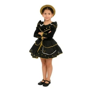 Genérico - Traje Caporal Niña Con Falso Incluye Sombrero Fiestas Patrias