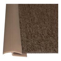 Cubrejunta Alfombra Tipo J Beige 35X2 Mm 1 Mt 10 Un Dvp