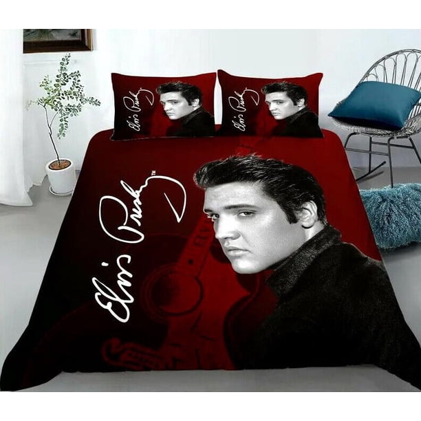 Elvis Presley-Bedding Gift Quilt Duvet Cover Set Bedding Bedspread