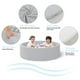 thumbnail image 2 of Piscina de bolas SHJADE de espuma de 90 x 30 cm para niños pequeños con funda gris, 2 of 3