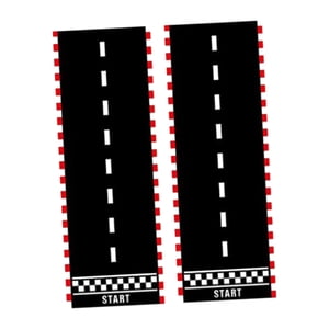 Bothyi - 2 Alfombrillas Resistentes Para Pista De Carreras, Accesorios Para Fotos, Regalos Y Decoración Para Fiestas.