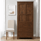thumbnail image 1 of Closet "Armonía" de Madera Ropero Artesanal con Cajones y Barra - Café - 90x50x180 cm, 1 of 3