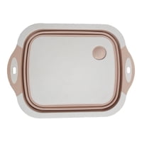 Genérico - Tabla De Silicona 2 En 1 De Cortar Plegable Drenaje Cocina