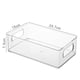 thumbnail image 2 of Pequeños contenedores de plástico para baño con asas para organizar el armario, el tocador o el estante del armario, organizador de accesorios para pastillas transparentes., 2 of 8