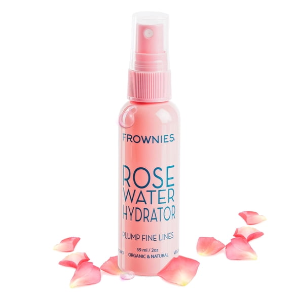 Bruma facial hidratante Frownies de agua de rosas 59 ml