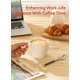 thumbnail image 4 of Juego de 6 tazas de café Sweese 300 ml blancas apilables, 4 of 6