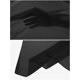 thumbnail image 5 of INSPIRE CHIC Bufanda de Chiffon Sólido para Mujeres Regreso a Clases Ligera Suave Transparente Larga Envoltura para la Cabeza Chal Bufandas Negro 68.9x27.6 pulgadas, 5 of 7
