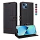 thumbnail image 1 of Premium Wallet Case for iPhone 15 with Card Slots & Kickstand, Flip Cover Black, 1 of 6