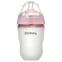 Mamadera Silicona Flexible Cobaby 250 Ml Rosa