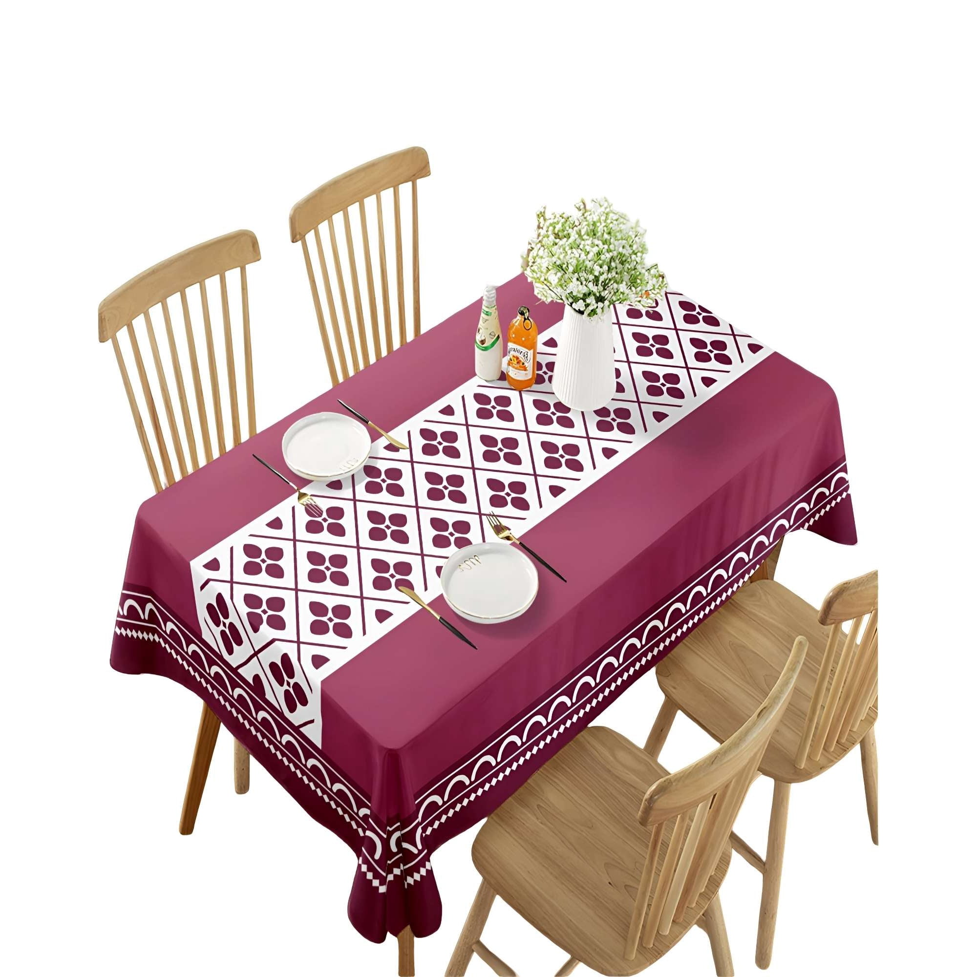 Genérico - Mantel Con Diseños 140x220 Cm N26