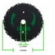 thumbnail image 2 of Disco Desmalezadora Dientes De Cadena 9 Pulgadas Heavy Duty, 2 of 7