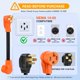 thumbnail image 3 of Cable adaptador para cargador de vehículo eléctrico Nilight de 50 A a 30 A, calibre 10, 14-50P/14-30R, 13,6 cm, 3 of 9