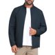 thumbnail image 5 of CHAQUETA DE NEGOCIOS INSPIRE CHIC para Hombres con Cuello Alto Forrado y Cremallera Completa Chaqueta Formal de Golf S Azul Oscuro, 5 of 7