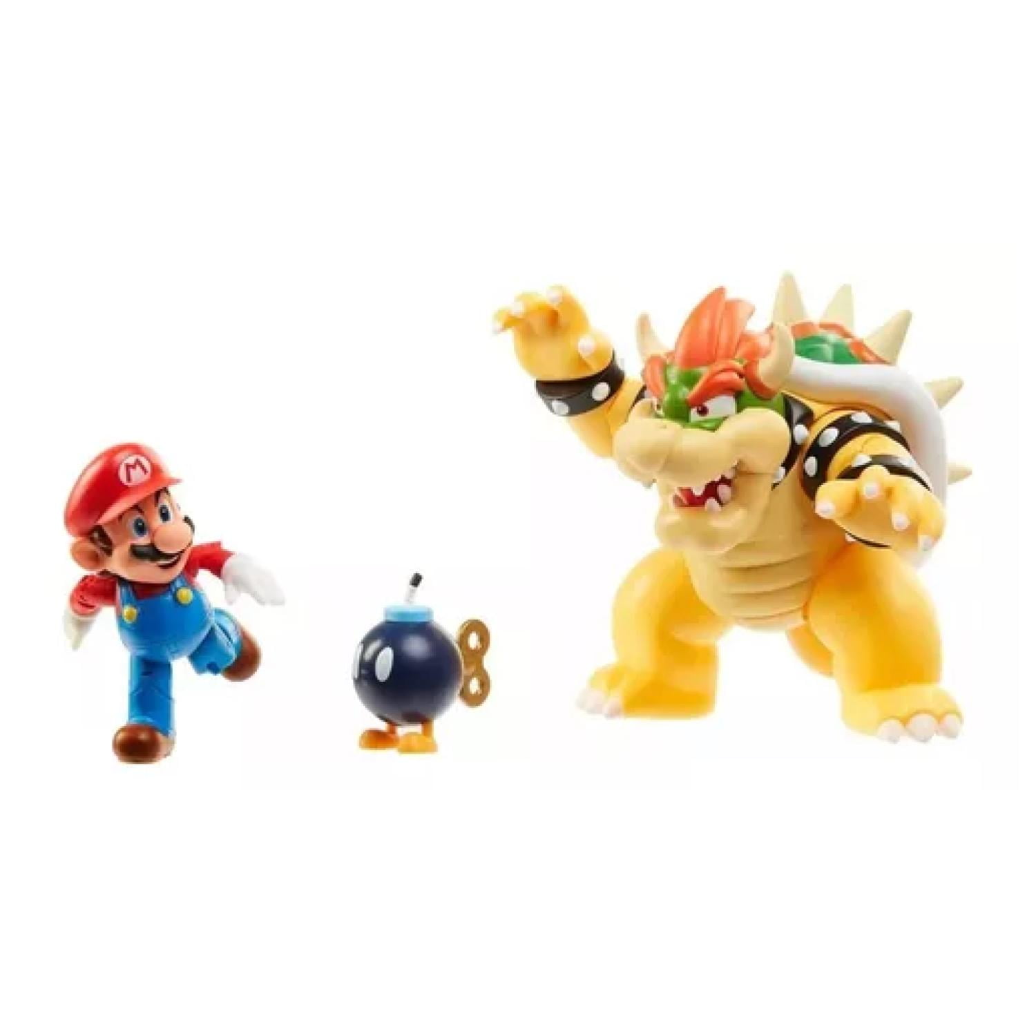 Total Click - Juguete Figuras Set Batalla Lava Browser Mario Bros Infantil
