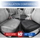 thumbnail image 5 of Funda para Asiento de Auto Qinlive 3D Malla de Aire Negra 2 Piezas Cuero, 5 of 6