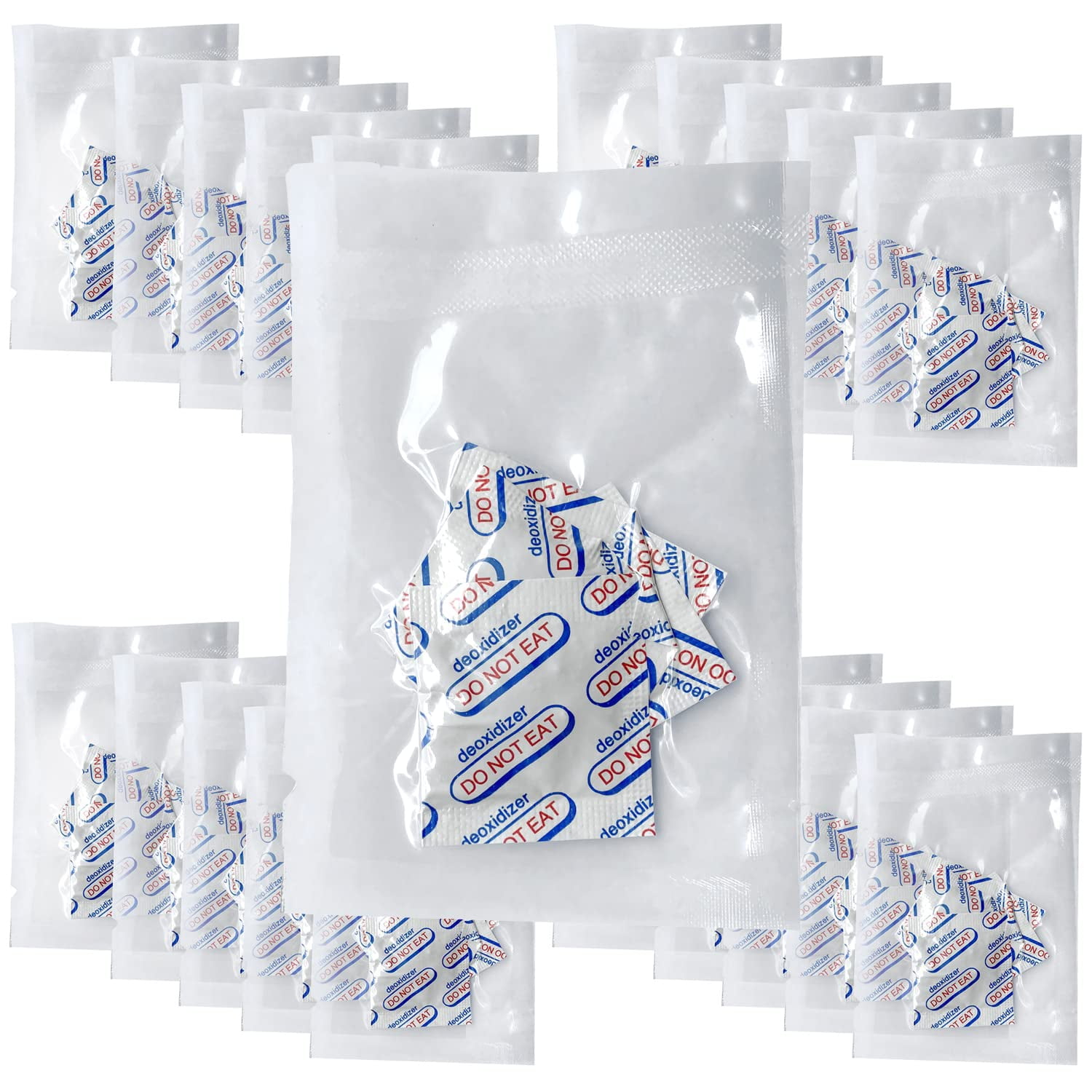 Absorbedores De Oxígeno American Hawks 200 Ml Para Almacenamiento De Alimentos (5 Unidades)