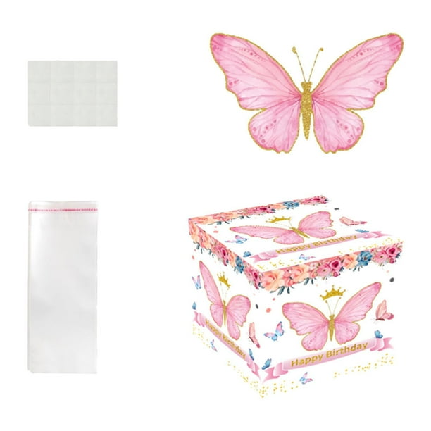 Cajón De Dinero Para Cumpleaños, Cajas De Regalo Para Dinero En Efectivo Con Extracción Para Adultos, Hombres, Mariposa
