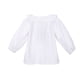 thumbnail image 2 of Blusa Bebé Niña Manga Larga Lisa Blanco, 2 of 3