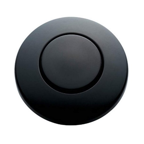 Botón de interruptor en la parte superior del fregadero InSinkErator STC-MTBLK, negro mate