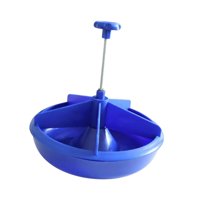 Magideal - Bandeja De Comida Para Cerdos Cubo De Lavabo De Alta Resistencia Platos Con 5 Ranuras Tazón De Alimentación De Ganado Tazón De Alimentación De Cerdos