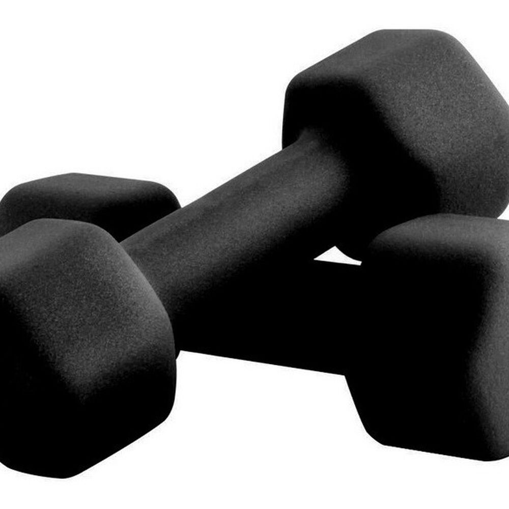 Linea Sport - Par De Mancuernas Hexagonales De Neopreno 1.5Kg C/U Total 3Kg